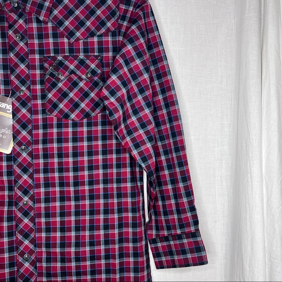 Wrangler Boy's Pearl Snap Button Western Shirt - Picture 8 of 15